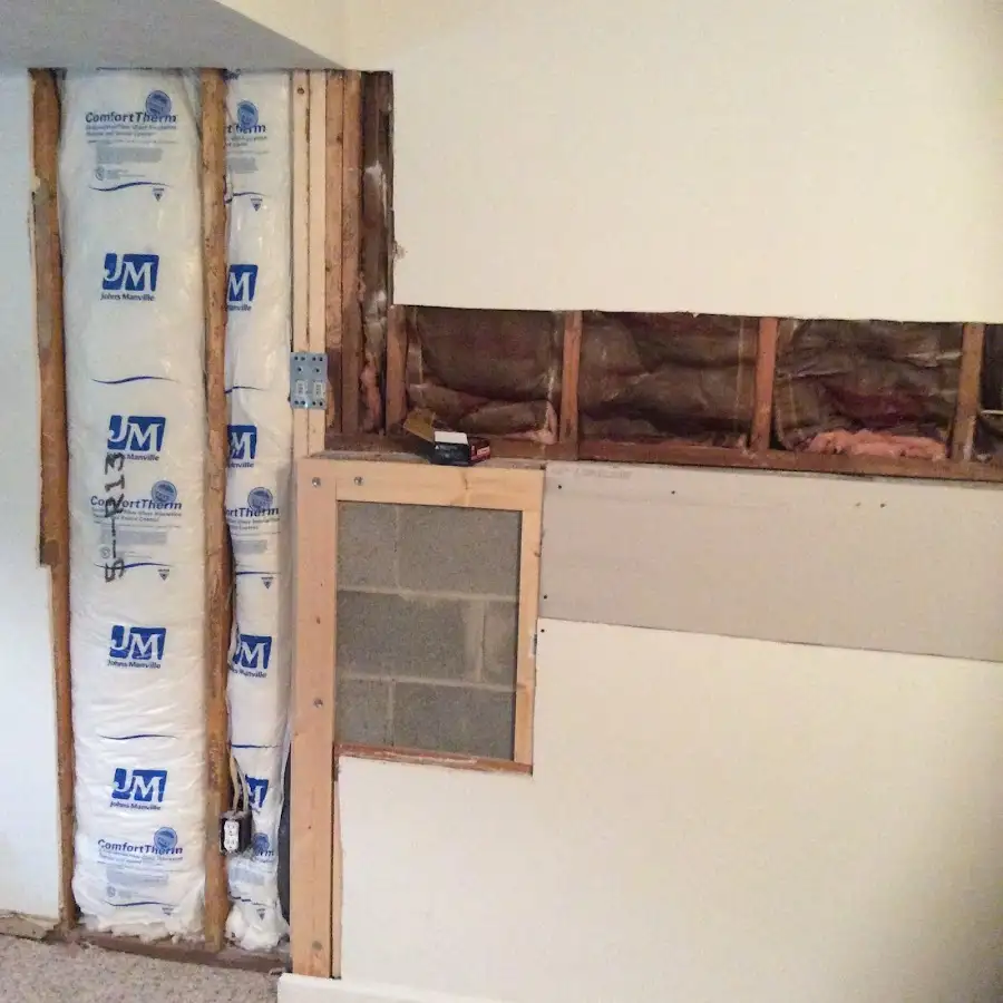 Wall insulation replacement during Odor Removal & Deodorization in Santa Paula